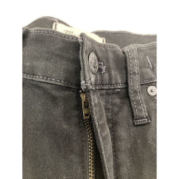 Madewell Jeans Women’s 28T Black Denim 10" High Rise Skinny Tall Casual - Picture 5 of 11